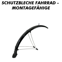 Schutzbleche Fahrrad - Montagefähige
