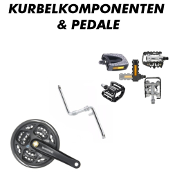 Kurbelgarnitur & Tretkurbel & Fahrradpedale