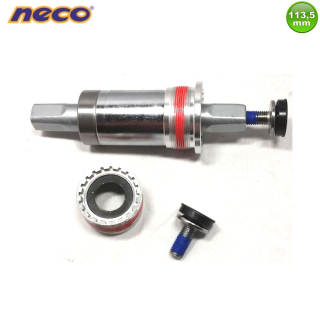 Neco Innenlager 4-kant BSA - JIS Cr-Mo-Hohlachse Alu-Schalen 113,5 mm