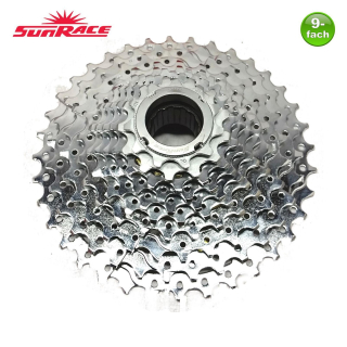 Sunrace Zahnkranz verchromt 9-fach 13-32 Zähne