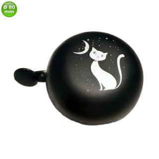 Ding Dong Fahrradglocke Fahrradklingel Klingel Glocke Katze Ø  80 mm