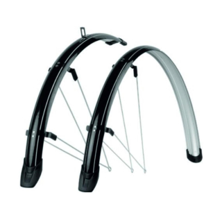 Fahrrad Schutzblechset 28" Schwarz 45 mm