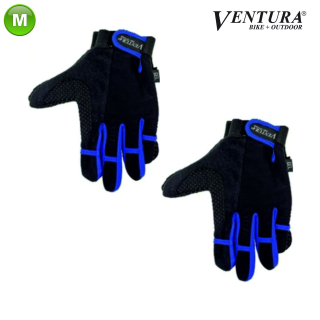 Ventura Fahrradhandschuhe Gr. M Schwarz/Blau