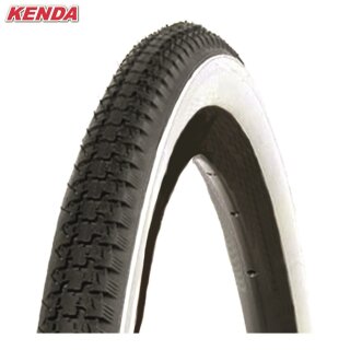 Kenda K-141 28 Fahrradreifen Fahrradmantel schwarz/weiß 40-635 (28 x 1 1/2)