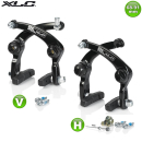 XLC BMX U-Brake Freestyle BMX Felgenbremse Schwarz Set