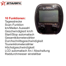 Starry Fahrradcomputer 10 Funktionen Fahrrad Tacho Tachometer