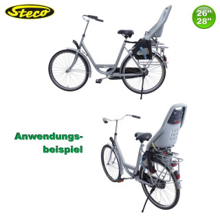Steco Aufsatz Fahrradgepäckträger Adapter Fahrrad Kindersitz normal