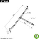 Fahrradlenker "Englisch" Stahl verchromt...