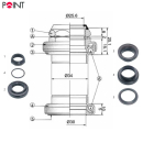 Point Lenkkopflager Steuersatz CH-9080BW Lager Lock Nut 1 1/8" schwarz