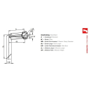 Ergotec Lenkervorbau Kobra Vario Tube Edelstahl Schaft 25.4mm Klemme 25,4 mm 90/300 mm