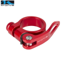 M-Wave ALU Clampy QR Sitzrohrklemme Sattelklemme Schnellspanner rot 34,9 mm