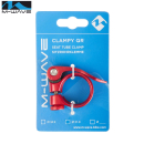 M-Wave ALU Clampy QR Sitzrohrklemme Sattelklemme Schnellspanner rot 34,9 mm