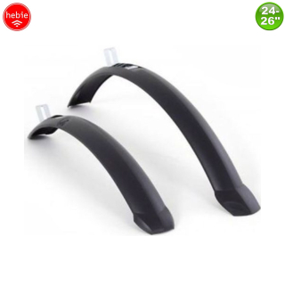 Hebie 0759 Schutzblech Schutzblechgarnitur Spritzschutz 24"-26" Schwarz