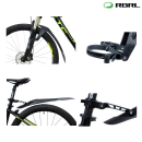 RBRL RL-990F/R Schutzblech-Set Spritzschutz für MTB 24-29" Schwarz