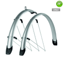 Fahrrad Schutzblechset 28" Silber 45 mm