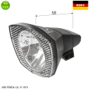 Anlun Dynamoscheinwerfer 10 LUX Vorderradlampe mit Kabel Fahrradlampe