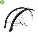 20 Zoll Fahrrad Schutzblechset 20" Schwarz 56 mm...
