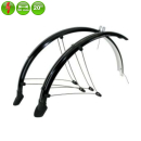 20 Zoll Fahrrad Schutzblechset 20" Schwarz 56 mm...