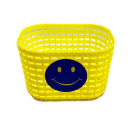 Fahrradkorb Smiley, Gelb