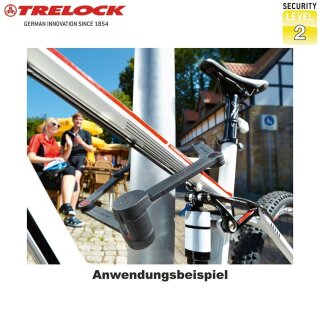 Trelock FS200 TWO.GO® Fahrrad Faltschloss mit Halter Schloss Level 2