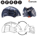 OVERADE Plixi faltbarer Fahrradhelm blau Gr. L-XL (59 - 62 cm)