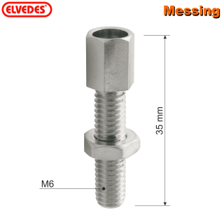 Elvedes ELV1072 Kabel Stellschraube Fahrrad Kupplung Bremse M6 35 mm lang