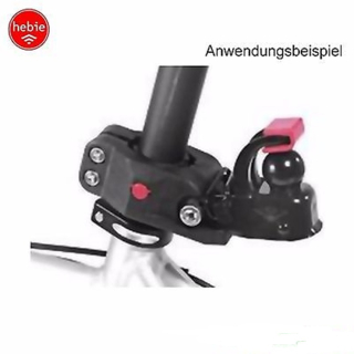 Hebie Fahrradanhänger kupplung Fahrrad Anhängerkupplung + Adapter