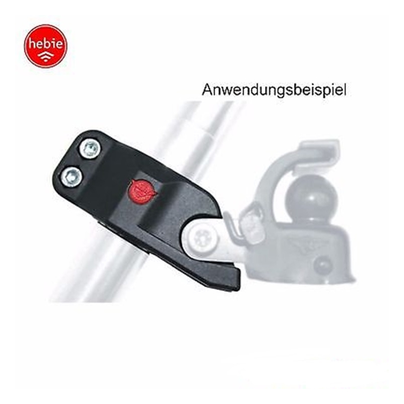 Hebie Fahrrad Adapter für Kugelkupplung F1 Fahrrad