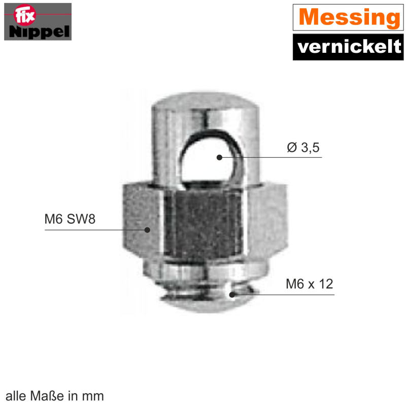 Fix Nippel Fahrrad Schutzblech Strebenbolzen Klemmschraube