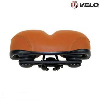 Velo Plush Fahrradsattel Kunstledersattel Sattel unisex Elastomerfedern