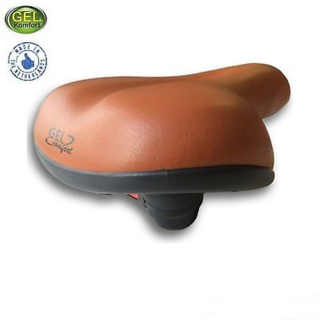 Gel-Komfort Fahrradsattel Fahrrad Sattel Braun unisex bequem