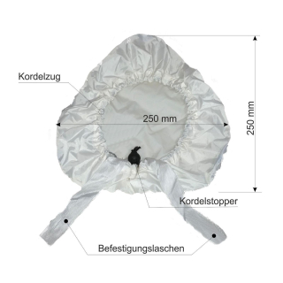 Universal - Sattelberzug Regenschutz Satteldecke Drahtesel gelb
