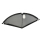 Mantelschoner Lacktuch Hollandrad 28" Schwarz
