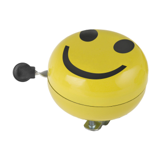 M-Wave Ding Dong Fahrradglocke  80 mm Fahrrad Klingel Design Smiley