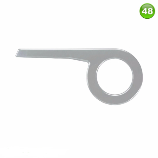 Universal Kettenschutz 48 Zhne SIlber