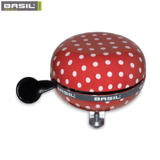 Basil Glocke BIG BELL POLKADOT red / white dots