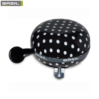 Basil Glocke BIG BELL POLKADOT black / white dots