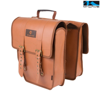 M-Wave Amsterdam Double L, Gepcktrgertasche, 15 Liter, Braun
