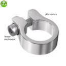 Universal ALU Sattelklemmring Sattelklemme silber Ø 31,8