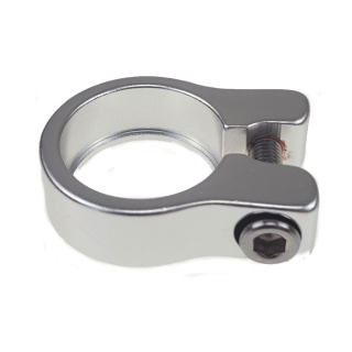 Aluminium Sattelklemmring f. Sattelstütz Ø 28,6 mm Sattelklemme silber
