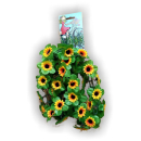 04 Fahrradgirlande Blumengirlande 120 cm Sonnenblume Gelb