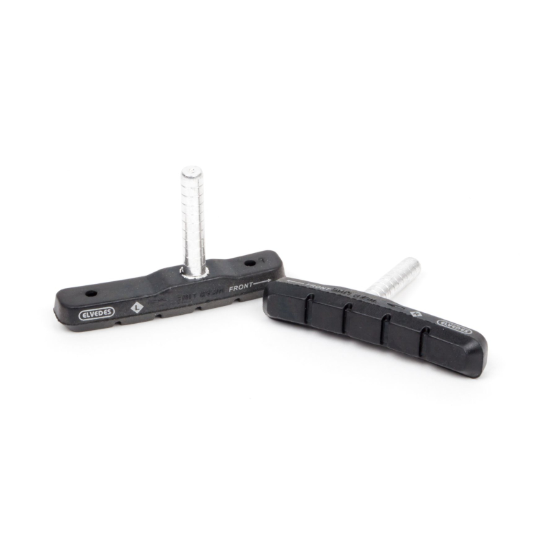 Elvedes Schwarze Fahrrad Bremsklötze 72 mm für