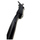 Alu Fahrrad eBike Seitenständer Ständer verstellbar 24"-28" Kunststofffuß Schwarz