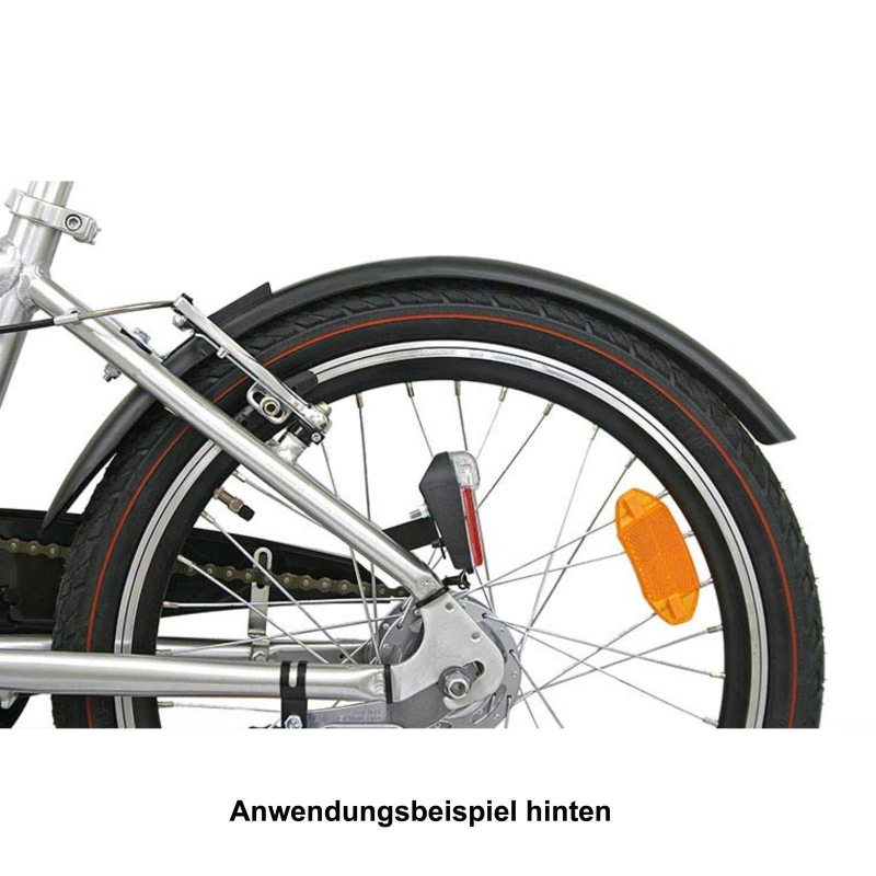 hebie 0756E TAIPAN 16 Kinder Fahrrad Schutzblech Steckblechsatz SET