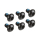 M-WAVE 160mm Fahrrad Bremsscheibe BD-160 mit 6 Schrauben Silber