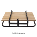 Vorderrad Gepäckträger mit Streben und Ladefläche Schwarz 275/375 mm - 26"-28"