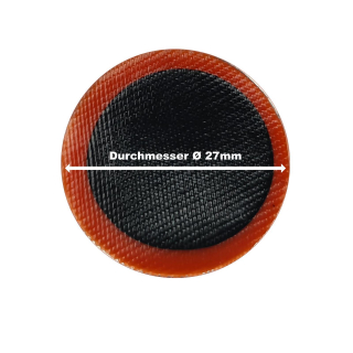 48 x Runde Fahrrad Schlauchflicken Flickzeug Flicken Reifen Schlauch Panne 27mm