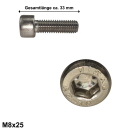 12 x - M8x25 Innen-Sechskant Schrauben