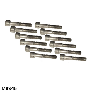 12 x - M8x45 Innen-Sechskant Schrauben