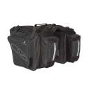M-Wave Amsterdam Triple, Gepäckträgertasche, 62 Liter, Schwarz